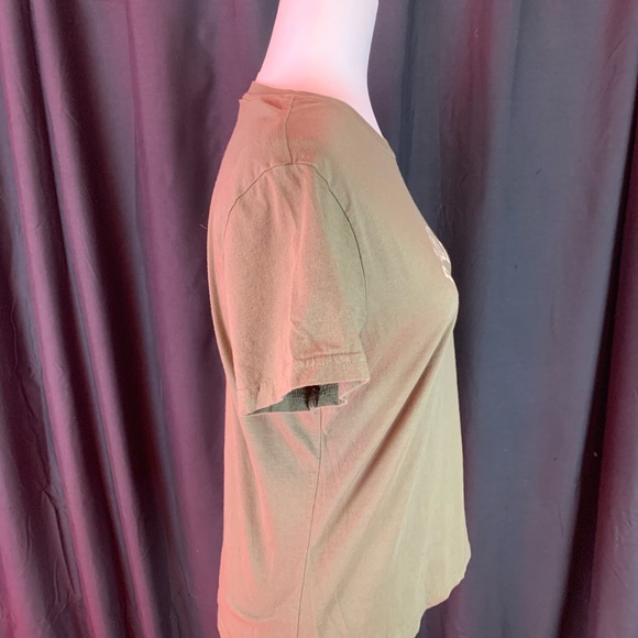 Old Navy military green 'Brooklyn' tee size L - Picture 4 of 6